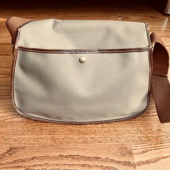 Hunting World Authentic RARE Shoulder Canvass Leather Brown Tan Messenger Bag - Picture 10 of 11